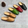 Fashion Summer Cowhide Women Sandals Leather Slippers Mueller Shoes Soft and Comfortable