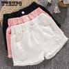 Girls' Summer Jean Denim Shorts Children's Loose and Stylish Thin Shorts and Trendy Pants for Outerwear