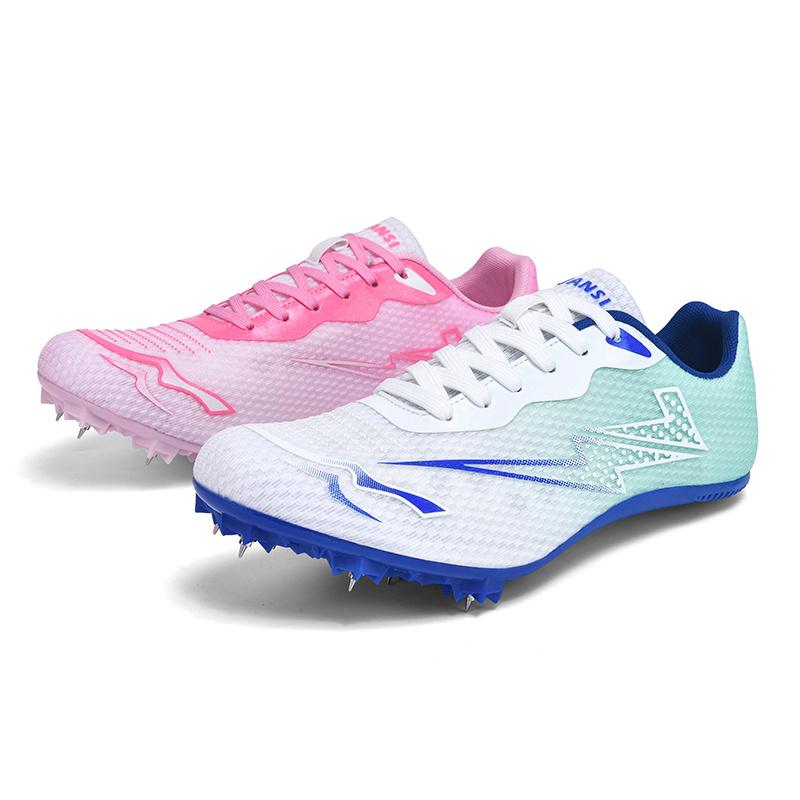 Stylish New Unisex Athletic Nails Shoes Professional Men's Nails Sneakers Anti-slip Track Spikes Running Shoes for Kids Girls