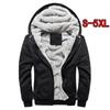 Mens Sweatshirt Hooded Autumn and Winter Men's Baseball Clothing Padded and Thickened Men's Jacket Warmth