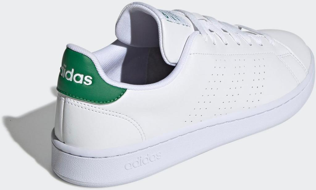 Кроссовки Adidas Advantage облачно-белый/облачно-белый/зеленый