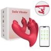 2 In 1 Wearable Panty Vibrator Bluetooth App Control Dildo Vibrator Women Clitoral Stimulation  Female Sex Toy Masturbato 18+