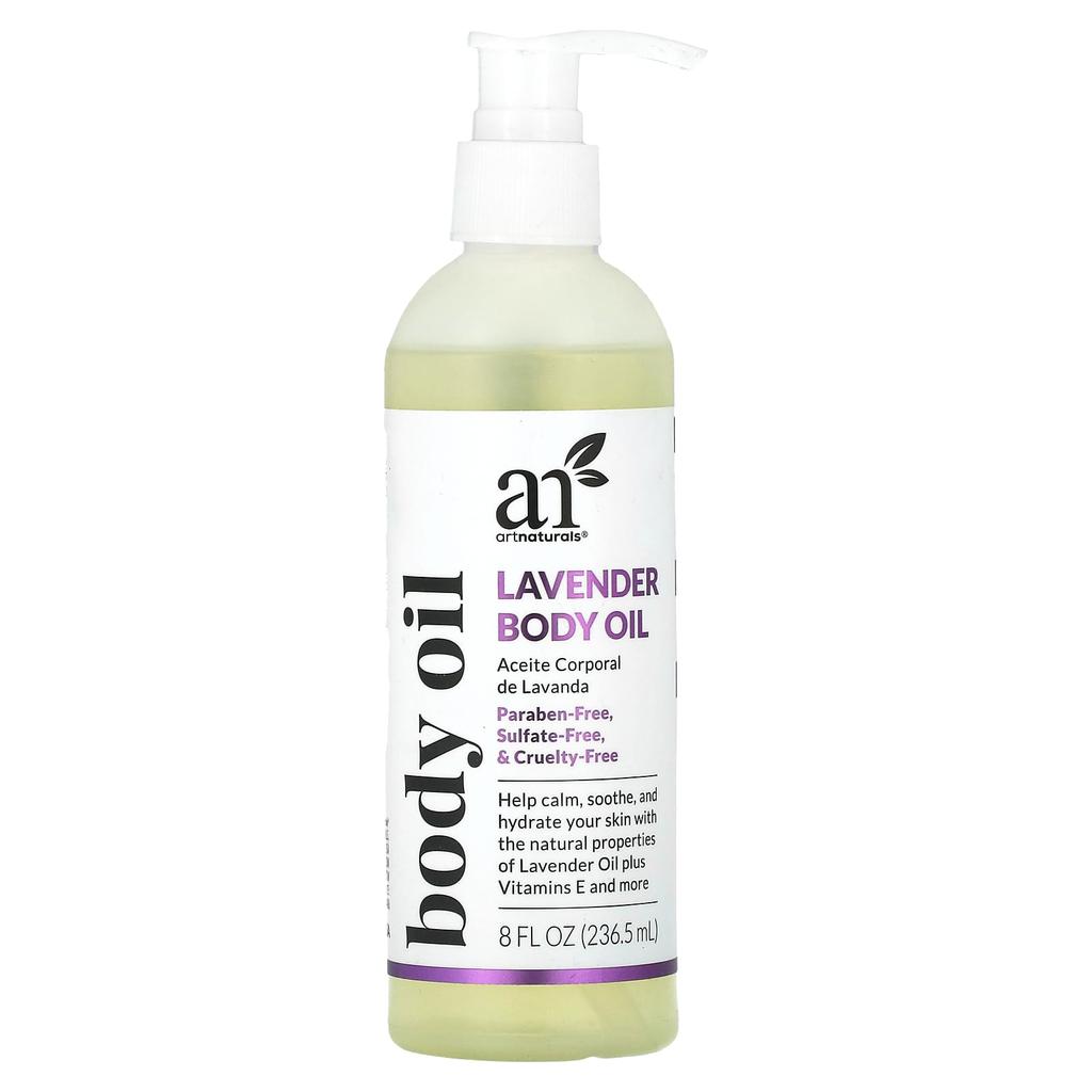 artnaturals Body Oil, Lavender, 8 Fl Oz (236.5 Ml)