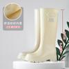 Fashion Rain Shoes Women's Non-slip New High Rain Boots Adult Rubber Shoes with Velvet and High Water Shoes