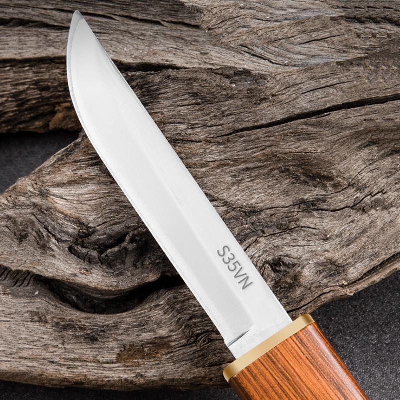 2pcs/set Plastic Handle Fruit Knife Boning Knife Meat Cleaver Butcher Chopping Slicer