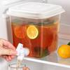 3.5L Drink Dispenser Fridge Beverage Liquid Container with Spigot Cold Water Pitcher for Home Party Outdoor