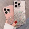 Glitter Foil Powder Case For iPhone 15 14 Pro Max 13 12 11 Pro Max XS Max XR X Bling Case For iPhone SE 2020 8 7 Plus Soft TPU Clear Cover