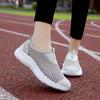Newest Summer Korean Mesh Comfortable Women Shoes Breathable Hollow Sports Walking Sneakers Casual Flat Ladies Solid Shoes