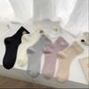 Crystal Socks, Women's Embroidered Ice Silk Short Socks, Breathable and Non-removable, and Cotton Socks, Sweat-wicking and Odor-proof, Versatile Socks