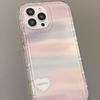 Purple Wash Painting Clear Phone Case For Iphone 13 11 12 14 Pro Max Xsmax X Xr 6 6s 7 8 Plus Se 2020 2022 Shockproof Back Cover