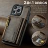 Removable Leather 2 In1 Card Holder Magnetic Phone Case for IPhone 14 11 13 12 15 Pro Max 15Plus Magsafe Wallet Shockproof Cover