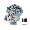 MUTEKI Skull Shift Knob Funny Gear Shift Knob Shift Lever with 3 Adapters for