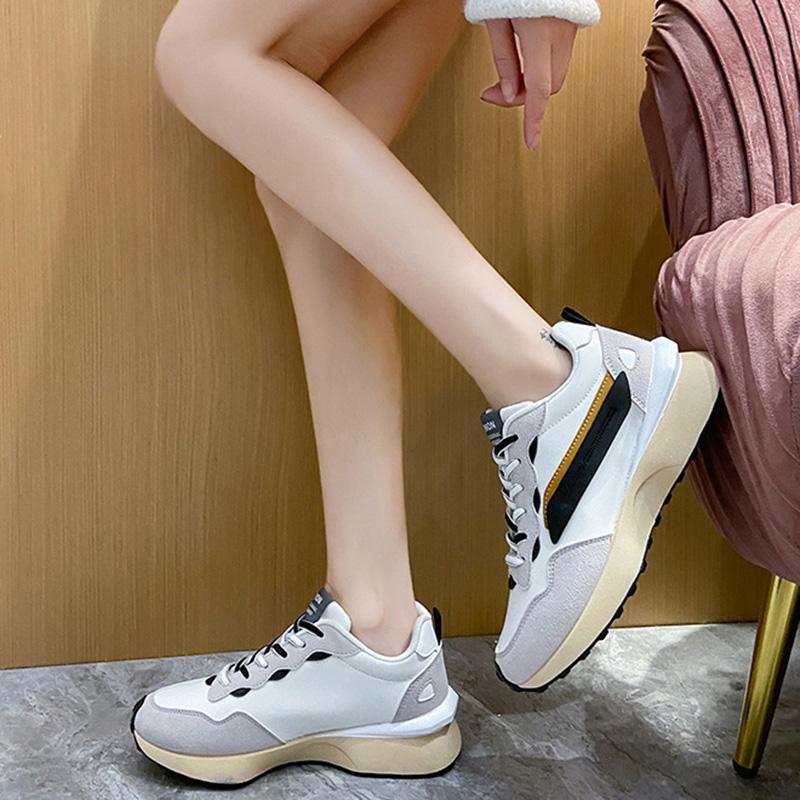 Ins Trend Women's Shoes Platform Sneakers Forrest Shoes Autumn Casual Running Shoes