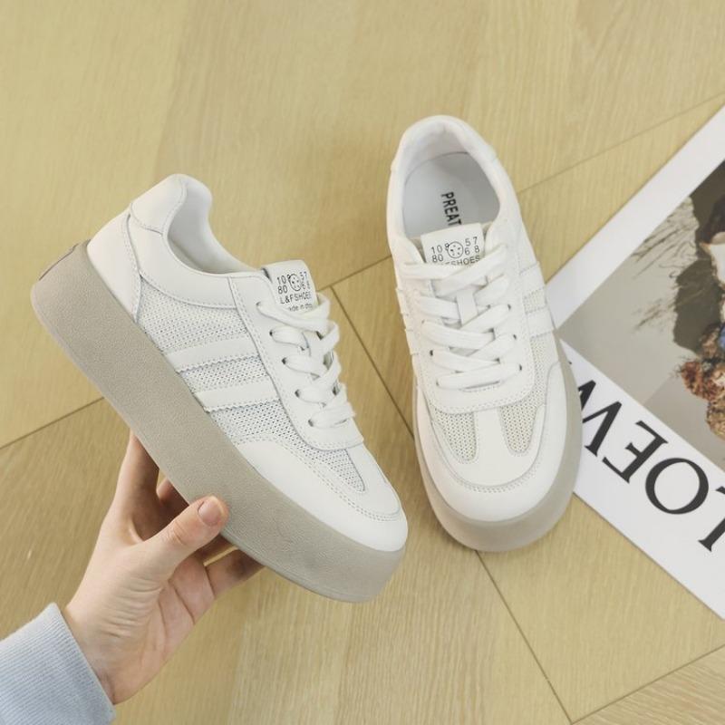 New Fashion Summer Women Shoes Comfortable Sneakers Breathable Mesh White Shoes Outdoor Casual Shoes Ladies Flat Loafers