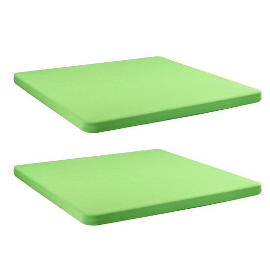 2 шт. эластичная скатерть на подгонку 34x34 дюйма квадратная скатерть с эластичным краем однотонная скатерть для кухни обеденный стол пикник патио вечеринка столы