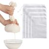 100 Mesh Reusable Cheese Cloth Cheesecloth Bags for Straining Nut Milk Bags Cold Brew Bags Tea Yogurt Coffee Filter Strainers Bag