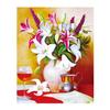 5D Diy Diamond Painting Lily Table Flower Diamond Embroidery Cross Stitch Home Decor Handmade Gifts