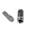 Drill Socket Adapter Converter Tool 1/4 Square Drive Chrome Vanadium Steel