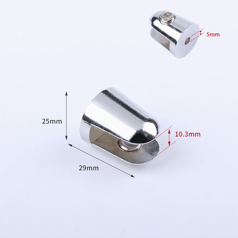 Thicken For 6-12mm Furniture Hardware Glass Clamp Panel Bracket Shelves Clips Shelf Holder Support
