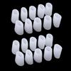 20PCS Silic Toe Separators Tube Finger Protectors Compression Cushion