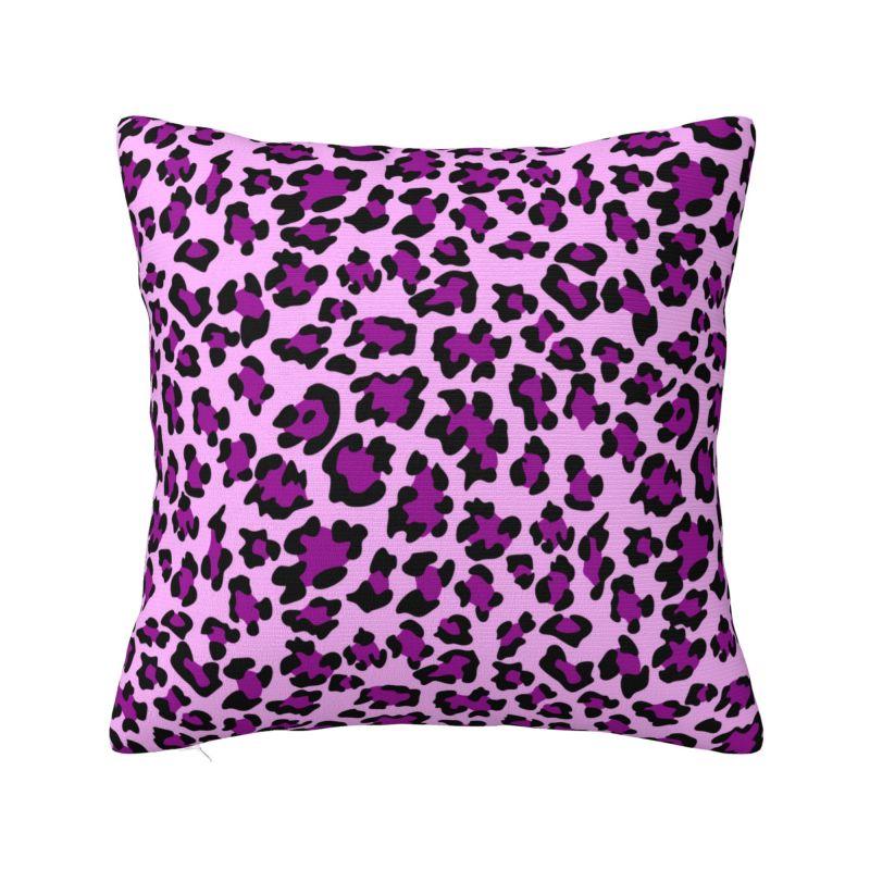 Custom Leopard Skin Print Pillow Case 45x45cm Home Decorative Fashion Cheetah Camouflage Outdoor Cushions Square Pillowcase