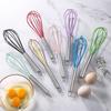 Silicone Handle Stainless Steel Egg Beater & Whisk Baking Tool