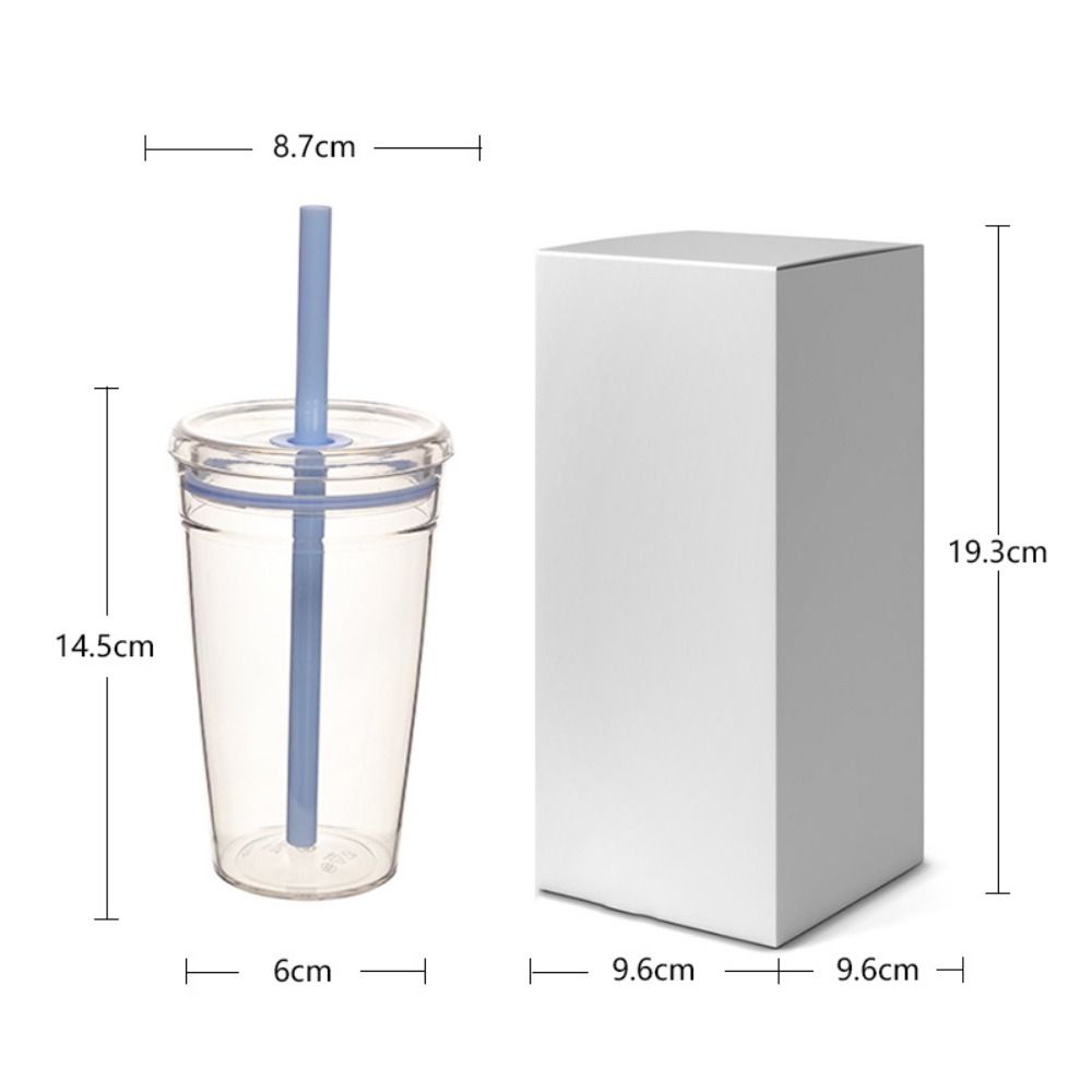 450ml Water Bottle Bowknot Pattern Coffee Cup Simple Car Tumbler Cup for Students