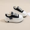 2025 Spring New Korean Version Ins Breathable Little White Shoes Women's Low-top Casual Board Shoes Platform Muffin Shoes Women HB607