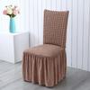 Puff Wedding Chair Cover Banquet Luxury Cover for Chairs Spandex Stretch Backrest Chair Case Protect  Free Shipping