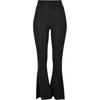 Urban Classics Womens/Ladies Ribbed Flared High Waist Leggings