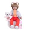 KEIUMI 60 Cm Babies Reborn Dolls Girls Cloth Body Realistic Princess Reborn Dolls Newborn Doll For Kids Gift Beautiful Toy