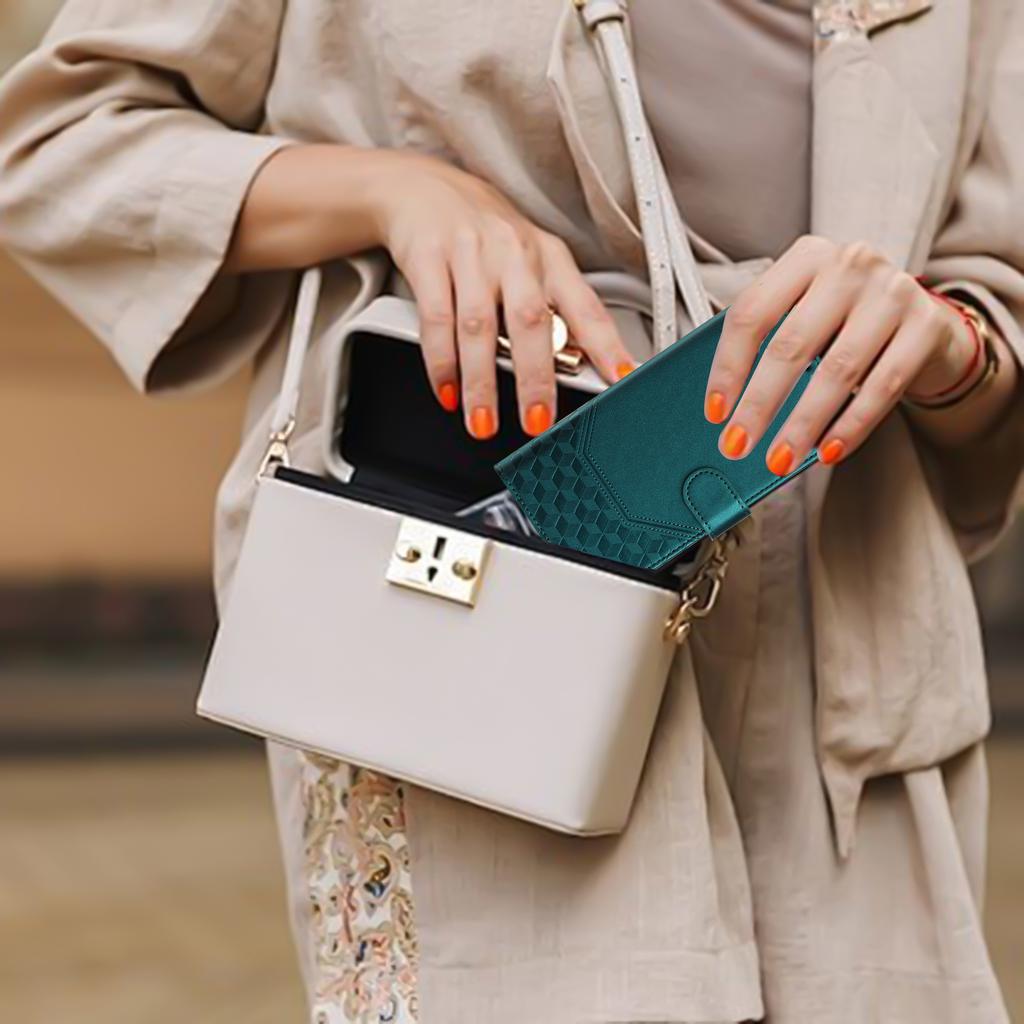 Leather Case Wallet Durable RFID Blocking Card Holder Shockproof Kickstand Protective Flip Cover For Huawei P Smart Mate70 Pura70 Nova11 Nova12 Nova13