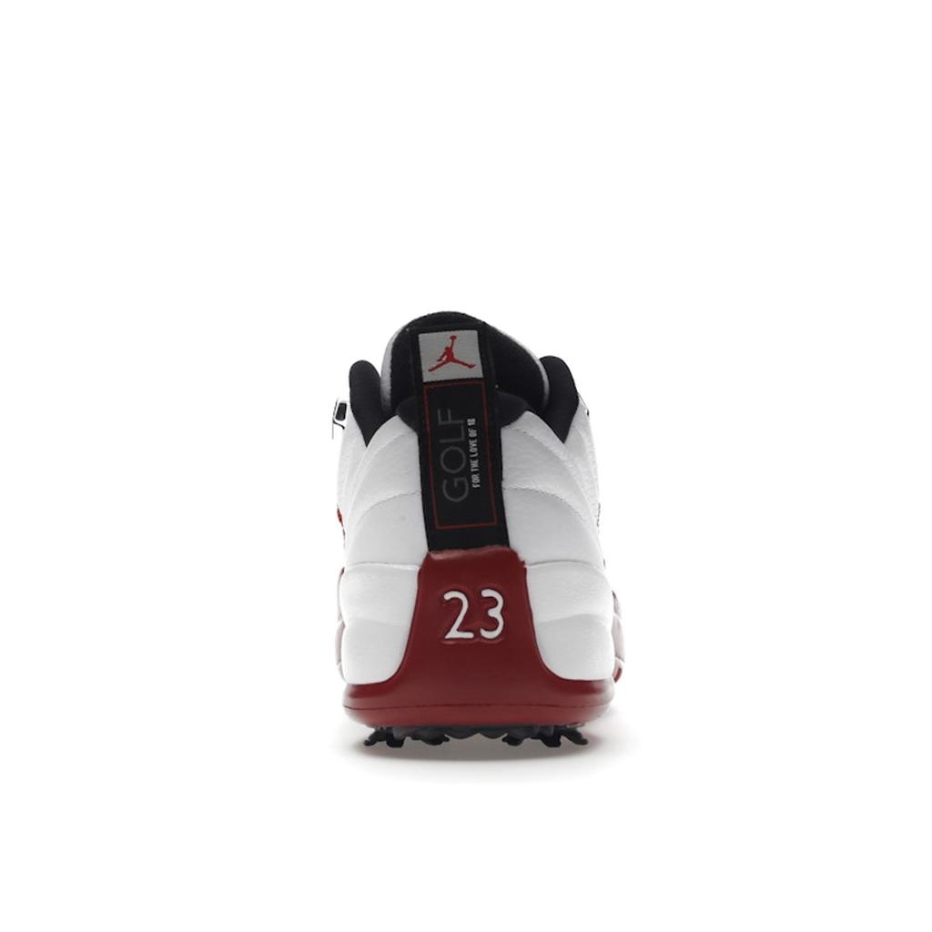 Air Jordan 12 Low Golf Cherry Unisex Sneakers White Metallic-Silver Varsity-Red DH4120-161