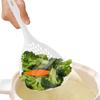 Strainer Scoop Colander Slotted Pasta Spoon Plastic Skimmer Spoon with Handle Food Drain Shovel for Kitchen Cooking