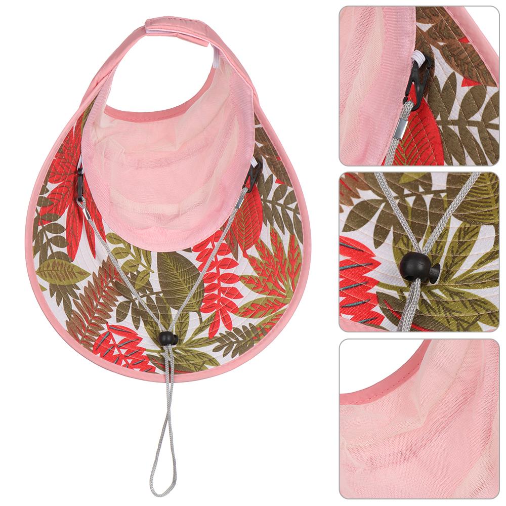 Vacation Wide Brim Foldable Anti-UV Visor Caps Sun Hat Beach Cap Casual Hats