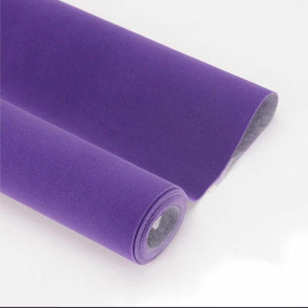 5PCS/PACK Sticky Back Self Adhesive Sheet Felt Velvet Velour Fabric Craft Sticker 14x20cm