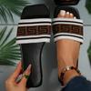 Mesh Summer Slippers For Women New Flat Indoor Outdoor Beach Slides Women Flip Flops Ladies Luxury Design Big Size 36-43