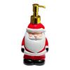 Dispensing Bottle Claus Deer Santa Snowman Design Soap Container Water-Absorbing Anti-Slip Bottom Shower