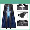 Cosplay Megamind Halloween Jumpsuit Cloak Set Performance Costume For Adult
