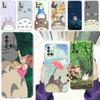 Soft Phone Case For Samsung Galaxy A51 A21s A71 A12 A31 A52 A41 A32 A02s A11 A72 A42 Clear Back Cover Funda Studio Ghibli Totoro