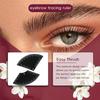 2Pcs Quick Eyebrow Design Ruler Reusable Makeup Drawing Guide PVC Card Safe Material Home Portable Compact Aesthetics