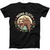 Mama Sloth Sleeping Sloth Lover Meme Funny Gift Black T Shirt 251