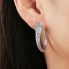 1 Pair Women Earrings Vivid Appearance Gift Alloy Chic Fashion Women Snake Shape Stud Earrings Jewelry Accessories