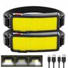 3PCS Powerful COB LED Headlamp Type-c Rechargeable Head Flashlight Built-in Battery Outdoor Fishing Camping Lantern Waterproof Torch