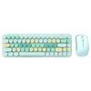 Keyboard Mouse Combos Set 2.4g 68key Colorful Wireless Keyboard Portable Gaming Keyboard For Office Computer And Ios System