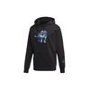 Adidas Originals Adicolor Gallery Hoodie With Abstract Elephant Print Men Hoodie Black ED9351