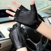 PU Leather Half Finger Gloves Men's Fitness And Outdoor Cycling Gloves