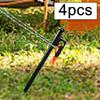 4 Pieces Tent Stakes Ground Heavy Duty Easy To Install Pegs Spikes for Camping