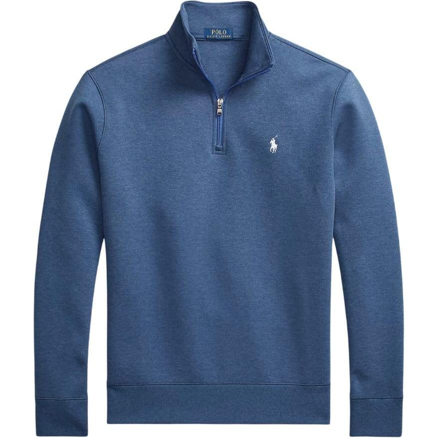 Polo Ralph Lauren Logo Embroidered Stand Collar Long Sleeve Sweatshirt Men Sweatshirt Blue 710922557-003