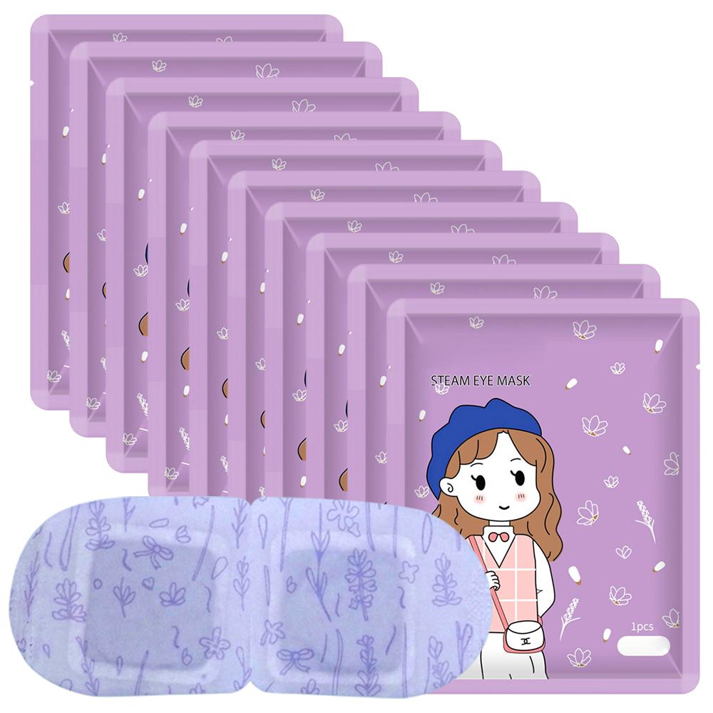 Lavender Disposable Heating Steam Eye Mask, Self-Heating Travel Nap Sleep Relaxation Eye Mask